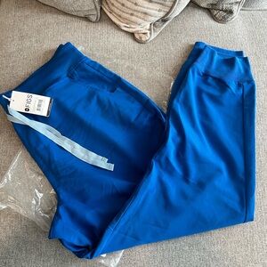 FIGS Blue royal blue jogger scrub pants